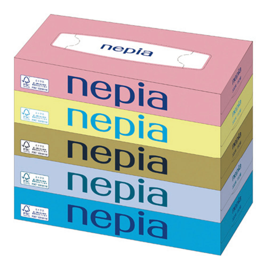 ネピア ティシュ 150組5個パック