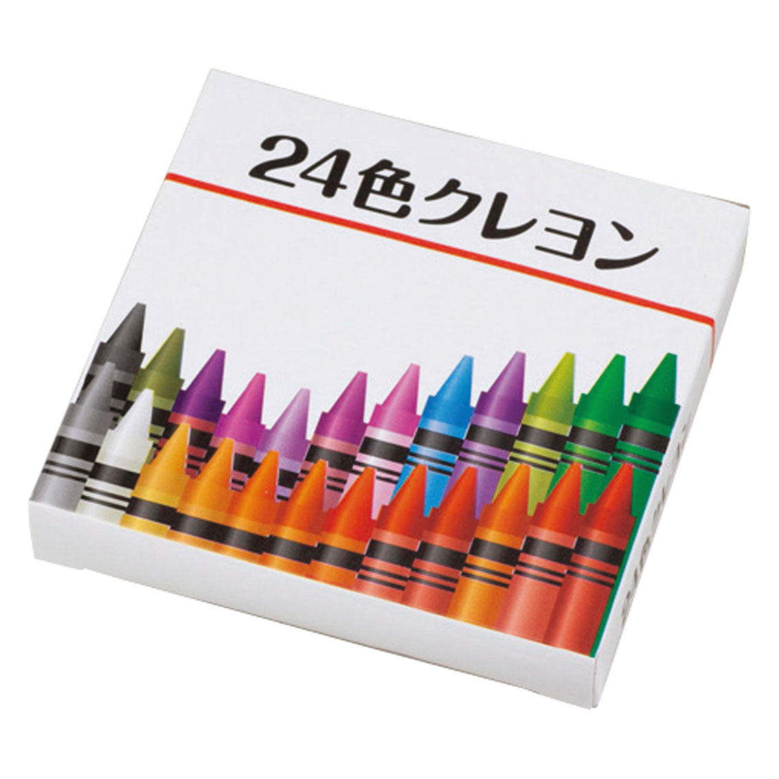 [お子様文具] 24色クレヨン
