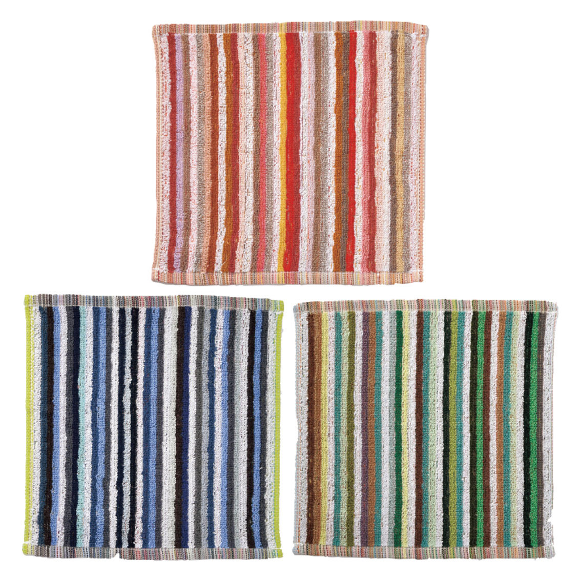 なないろ残糸タオル（ミニハンカチ）