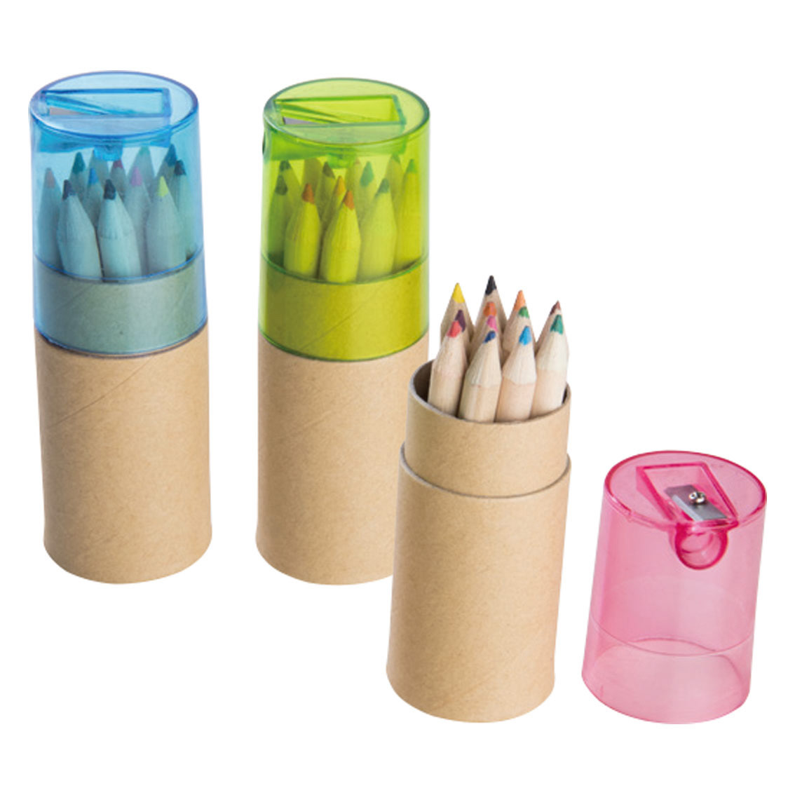 [お子様文具] 色えんぴつ12pcs シャープナー付