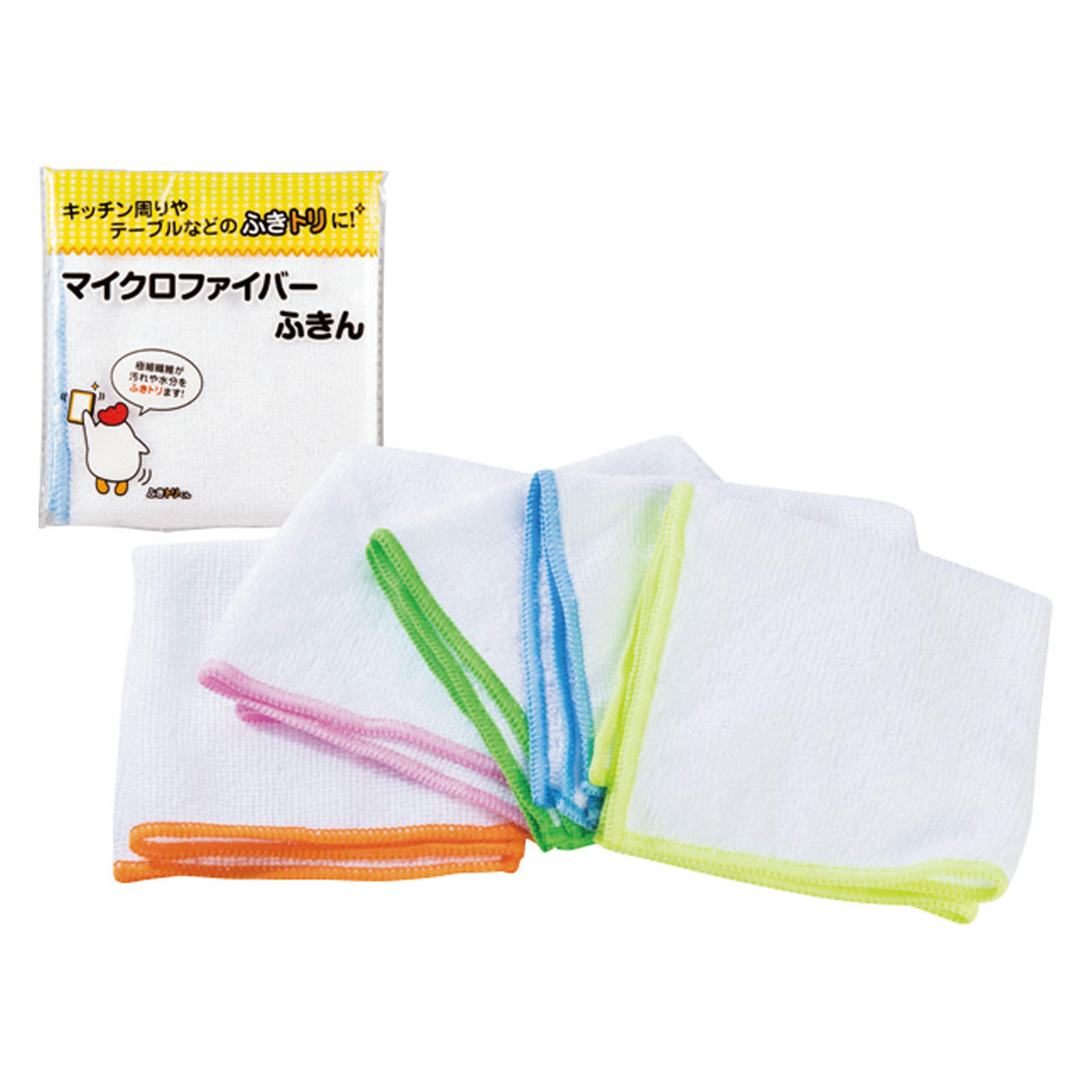 [粗品（ふきん）] マイクロファイバーふきん1P
