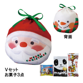 おてだま巾着 サンタ雪だるま＋Vセット 60個