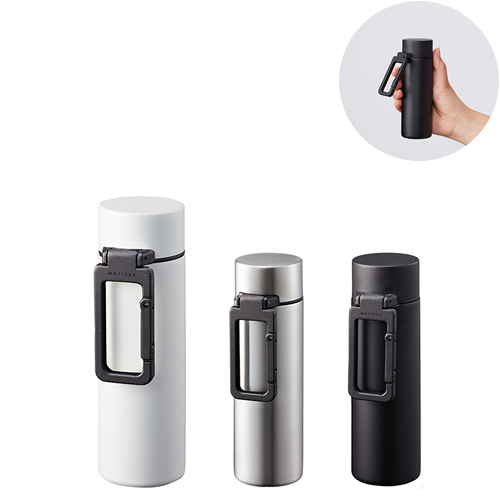 ＜アウトレット売切廃盤＞ MOTTERUカラビナハンドルサーモボトル 130ml