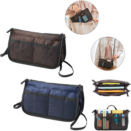 バッグインバッグになるショルダーポーチ