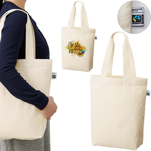 ＜アウトレット売切廃盤＞ フェアトレードコットンベーシックトート（M）