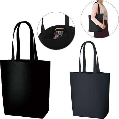 オーガニックコットンキャンバストート（M）内ポケット付き