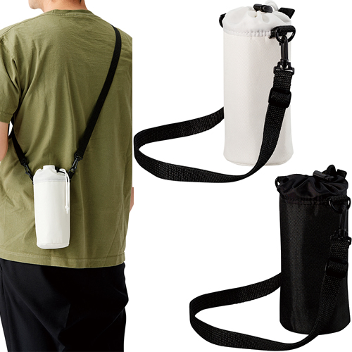 [アウトドア/レジャー] 保冷ボトルホルダー ショルダー付