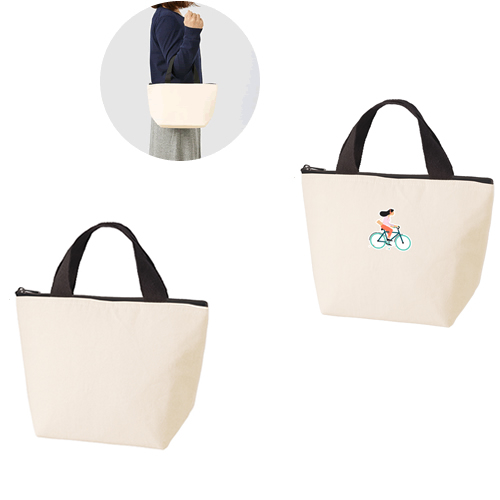 ＜アウトレット売切廃盤＞ オーガニックコットンバイカラー保冷トート（S）