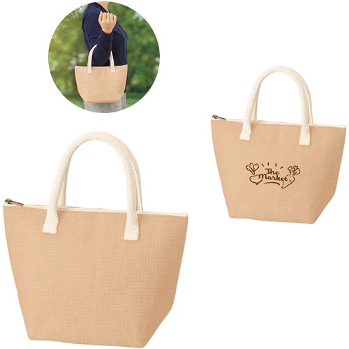 ジュート保冷ランチトート（S）