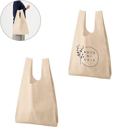 ＜アウトレット売切廃盤＞ コットンリネンマルシェバッグ（M）