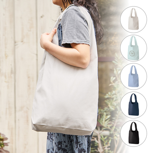 厚手コットンショルダーハンドルトート（L）