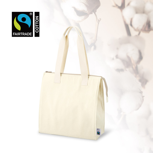 フェアトレードコットンスクエア保冷トート（M）