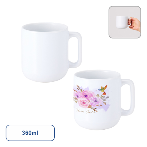 陶器マグストレート ラウンドボトム