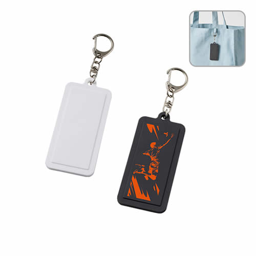 ラバーキーホルダー（スクエア型）