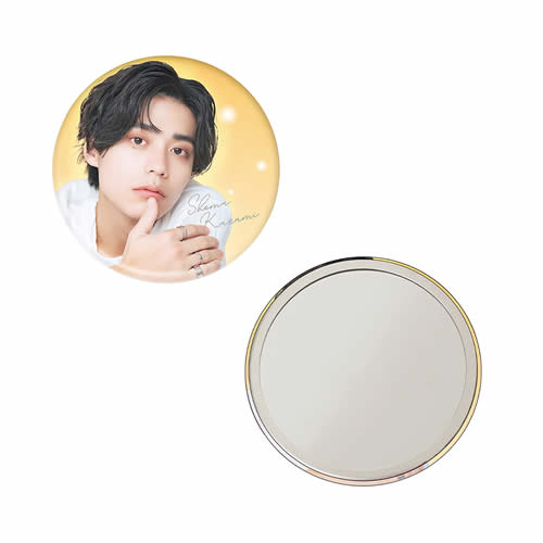 ＜名入れ代不要 印刷0円＞缶ミラー φ57mm