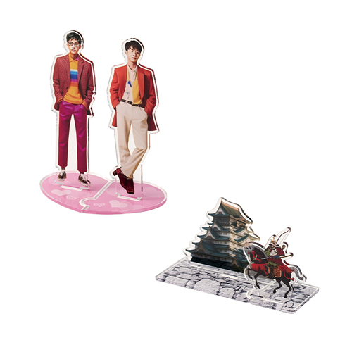 ＜名入れ代不要 印刷0円＞つながるアクリルスタンド