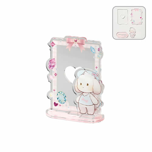 ＜名入れ代不要 印刷0円＞アクリルトレカスタンド デコパーツ（Ｍ）1個