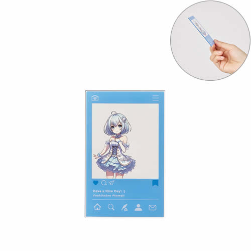 ＜名入れ代不要 印刷0円＞アクリルカード（1mm厚）56×86mm