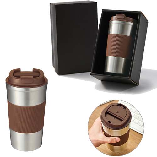 蓋付き真空ステンレスタンブラー