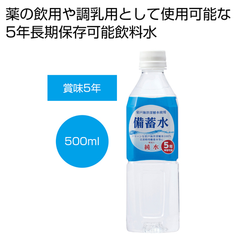 [保存水] 備蓄水500ml