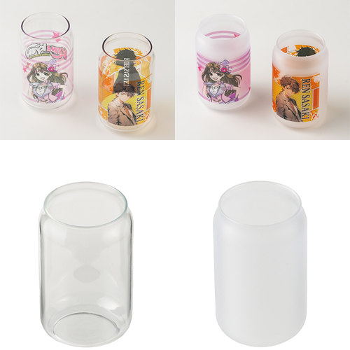 フルカラー印刷対応缶型グラス（330ml）