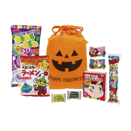 [ハロウィン／お菓子セット] お菓子巾着 OK-70