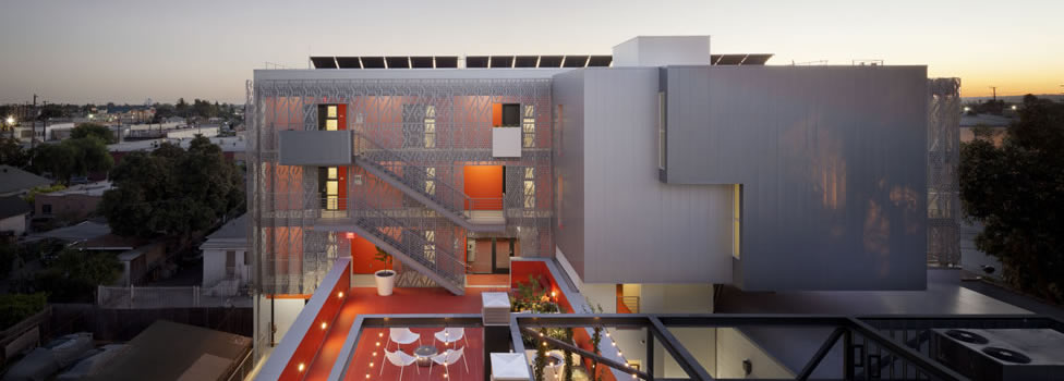 住宅カテゴリの勝者:Koning Eizenberg Architecture、28ストリートアパートメンツ<米国>