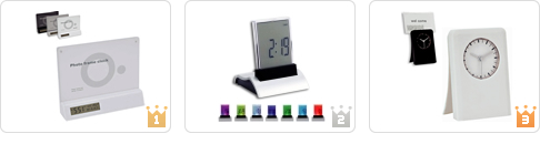 <ベスト3> クロック・腕時計・温湿度計