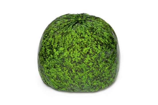 オークランドで行われた「あなたの街を美しく」キャンペーンがとても秀逸です。考案されたこちらのごみ袋、形状は従来のものと同じですが<緑の木の葉>が印刷が印刷されているようです。