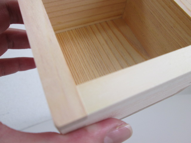 ノベルティ:ひのき 一合枡(ハダカ)