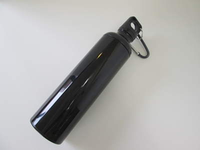 ノベルティ：ボトルケースアンブレラ カラビナ付 Aブラック