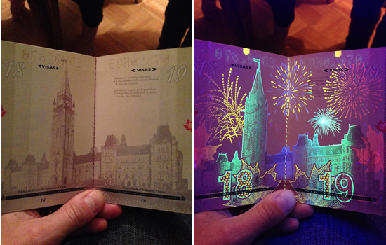 カナダのパスポートに隠された、クールな仕掛けが話題に?