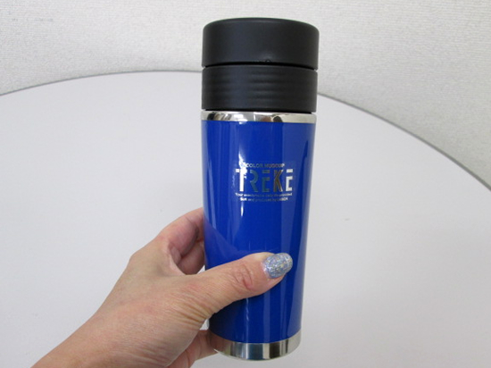 ノベルティ:トレック カラー携帯マグカップ A/ブルー