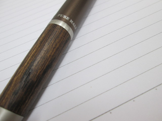 ノベルティ:三菱鉛筆 ピュアモルト 2&1 3機能ペン 箱添 C/メタリックブラウン