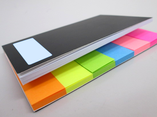 ノベルティ:6+1付箋セット A/ブラック