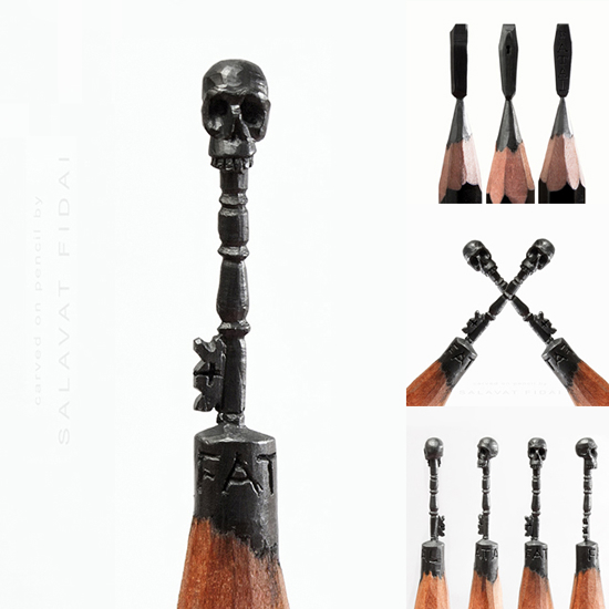 <facebook> 鉛筆の芯で表現された精巧過ぎる彫刻