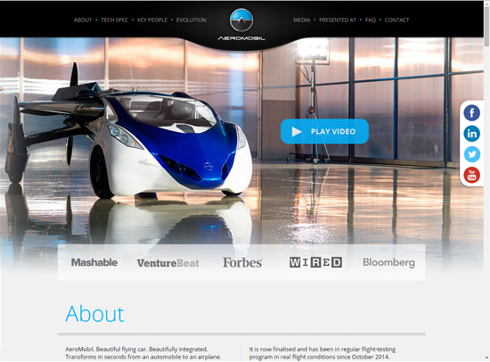 <エアロモービル> 話題の空飛ぶ車、いよいよ実用化か?