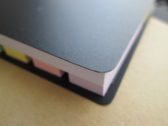 ノベルティ:ブックメモ付箋(S) リアルブラック