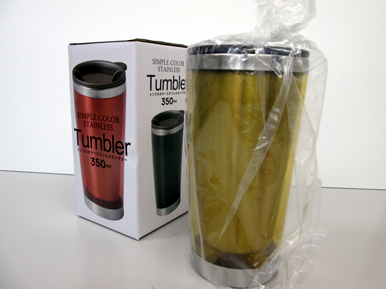 ノベルティ:シンプルカラー ステンレスタンブラー
