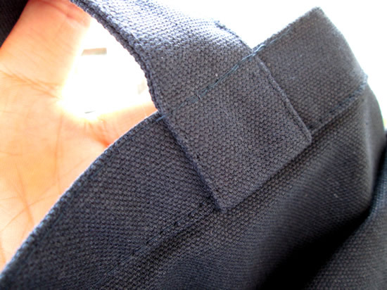 ノベルティ:キャンバスデイリートート(L) ミッドナイトブルー