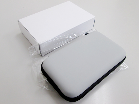 ノベルティ:モバイルアクセサリーケース(M) グレー