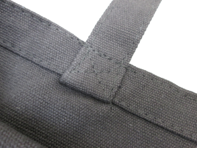 ノベルティ:キャンバストート(マチあり/縦) 黒