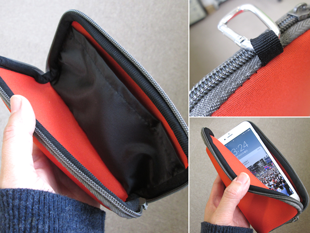 ノベルティ:カラビナ付 ガジェットポーチ アソート