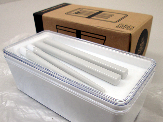 ノベルティ:クリアランチボックス(箸付)