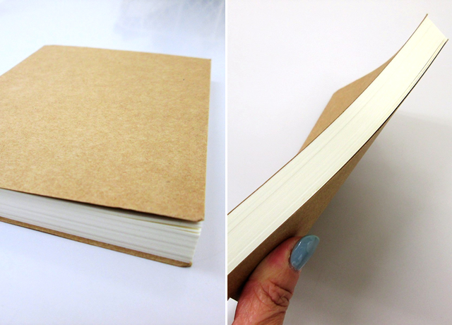 ノベルティ:文庫本サイズ クラフトノート