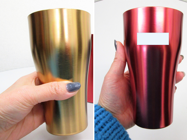 ノベルティ:アルミクールタンブラー540ml アソート