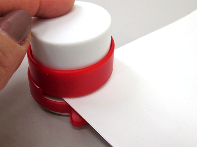 ノベルティ:針なしカラフルステープラー アソート