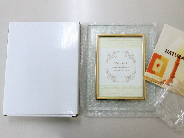 ノベルティ:ガラスフォトフレームK