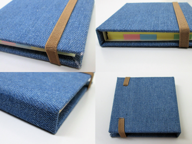 ノベルティ:デニム付箋(M) ヴィンテージブルー