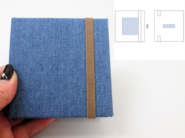 ノベルティ:デニム付箋(M) ヴィンテージブルー